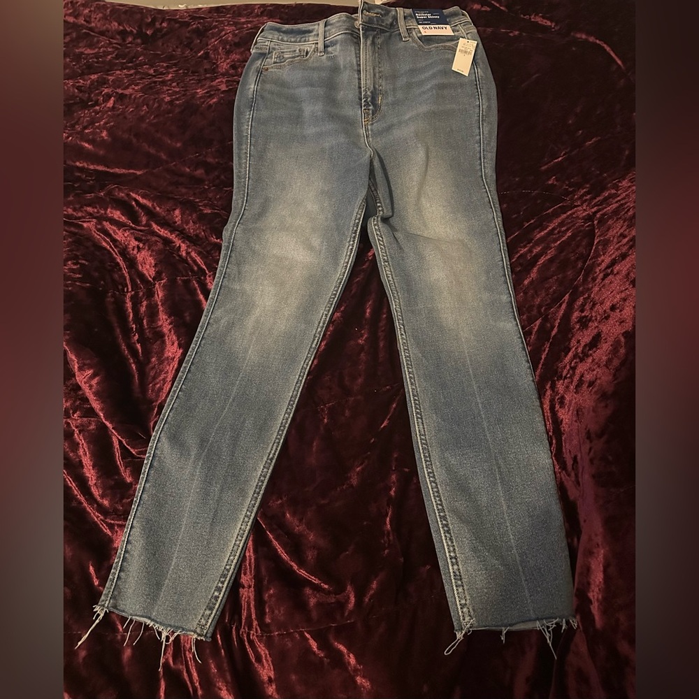 Rockstar super skinny extra high rise Old Navy